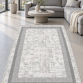 Modern Washable Area Rug in a living room