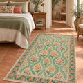 Modern Washable Area Rug in a bedroom