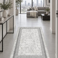 Modern Washable Area Rug in a hallway