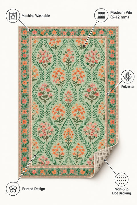 Modern Washable Area Rug – features
