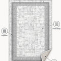 Modern Washable Area Rug – features