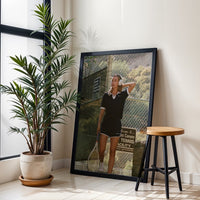 Mont Canyon Tennis Facility Décor Poster – Tennis Court Aesthetic Wall Print