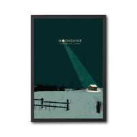 Moonshine Dreamworks Artists After Dark Wall Poster – Minimal Moonlit Landscape Wall Poster