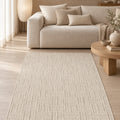 Moopy Modern Shag Area Rug in a living room