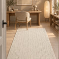 Moopy Modern Shag Area Rug in a office