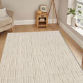 Moopy Modern Shag Area Rug in a living room