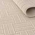 Moopy Modern Shag Area Rug – texture close-up