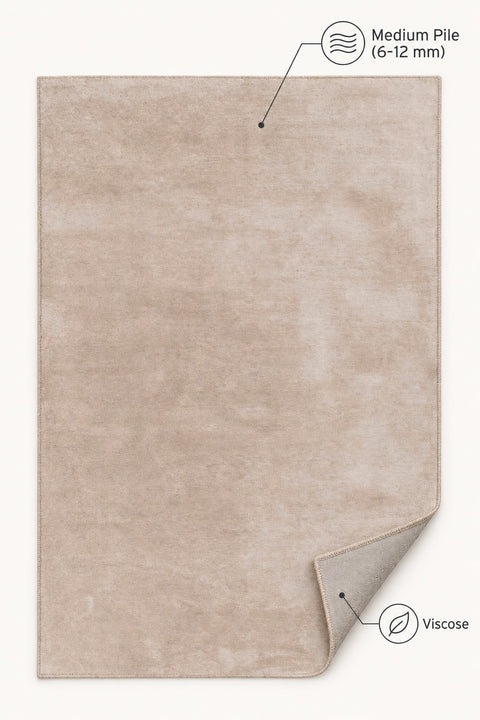 Moreno Modern Kitchen Rug – Beige – features