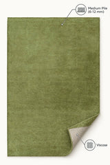 Moreno Modern Kitchen Rug – Green – features