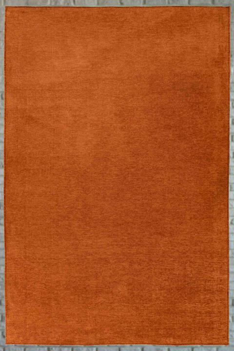 Moreno Modern Kitchen Rug – Terracotta