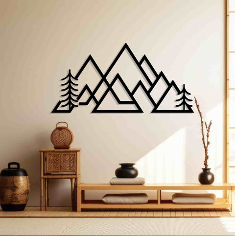 Mountain Metal Wall Art