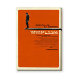 Movie Typography Wall Art – Minimalist Orange Whiplash Print