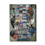 Music Retro Wall Art – Overhead Vinyl Record Store Painting