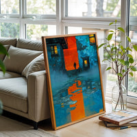 Mysterious Alleyway Cinematic Wall Print Wall Poster Print