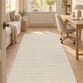 Mystic Modern Area Rug – Cream in a office