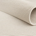 Mystic Modern Area Rug – Cream – texture close-up
