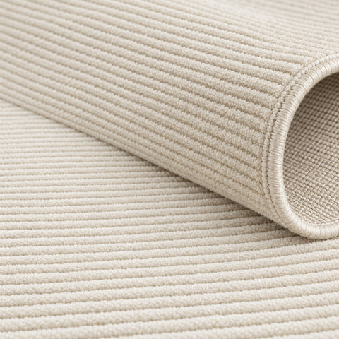 Mystic Modern Area Rug – Cream – texture close-up