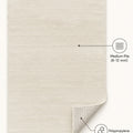 Mystic Modern Area Rug – Cream – features