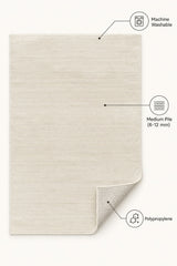 Mystic Modern Area Rug – Cream – features