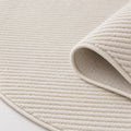 Mystic Modern Area Rug – Light Beige – texture close-up