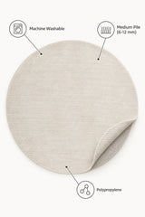 Mystic Modern Area Rug – Light Beige – features