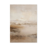 Neutral Abstract Landscape Minimalist Wall Art – Soft Beige Nature Print