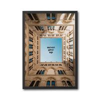 Never Give Up Quote Aesthetic Wall Print Wall Poster Print