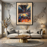 New York Basketball Vintage Wall Art – Knicks at the Garden Print