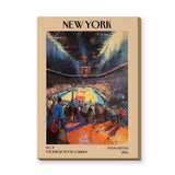 New York Basketball Vintage Wall Art – Knicks at the Garden Print