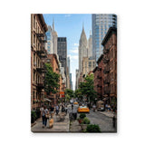 New York Cityscape Modern Wall Art – Yellow Taxis and Skyline