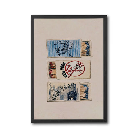 New York Yankees Nostalgic Wall Décor Poster – Iconic Sports Wall Decor for Yankees Fans