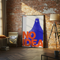 No Idea Quote Pop Art Print – Bold Minimal Home Wall Print