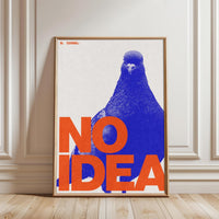 No Idea Quote Pop Art Print – Bold Minimal Home Wall Print