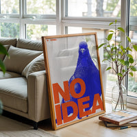 No Idea Quote Pop Art Print – Bold Minimal Home Wall Print