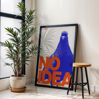 No Idea Quote Pop Art Print – Bold Minimal Home Wall Print