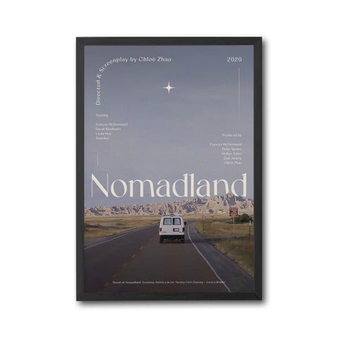 Nomadland Movie Print Cinematic Wall Print