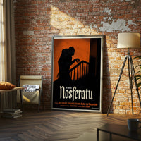 Nosferatu Vampire Iconic Movie Wall Poster - Nostalgic Film Collectible Art - Home Decor & Movie Fan Gift