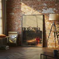 Nostalgia Retro Style Wall Décor Print