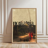 Nostalgia Retro Style Wall Décor Print