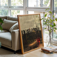 Nostalgia Retro Style Wall Décor Print