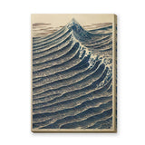Ocean Wave Traditional Wall Art – Japanese Woodblock Mountain Print