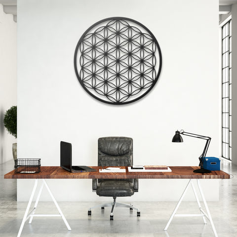 Life Of Flower Metal Wall Art Decor