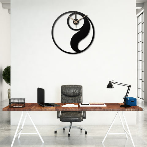 Modern Large Metal Wall Clock