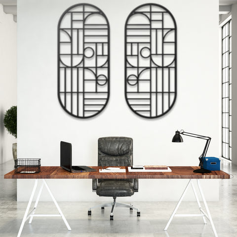 Livingroom Modern Metal Wall Art