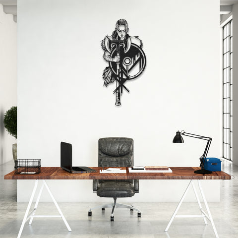 Valkyrie Viking Metal Wall Art Decor