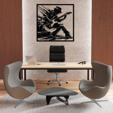 Guitar Solo Metal Wall Art