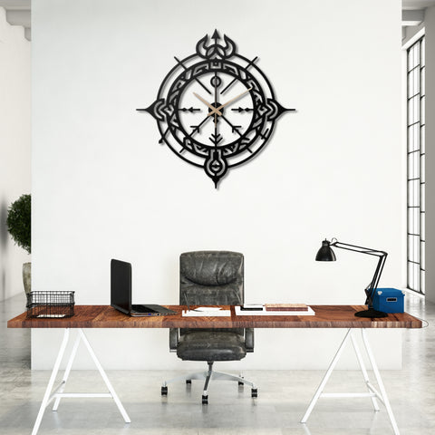 Nordic Metal Wall Clock