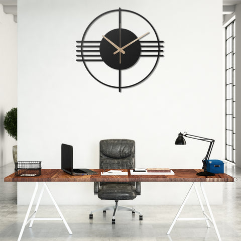 Large Outdoor Metal Wall Clock