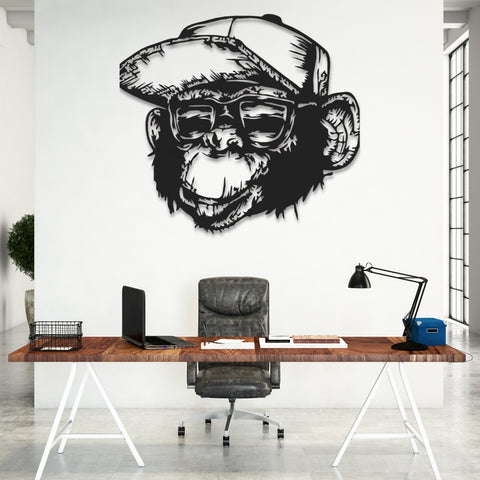 Monkey Metal Wall Art Decor