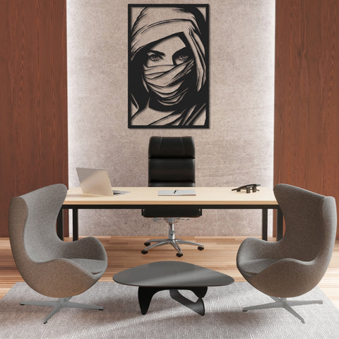 Desert Woman Metal Wall Art